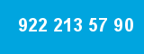 922 213 57 90 922 213 57 90